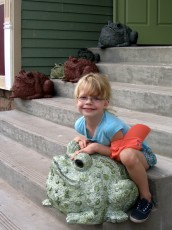 Mykala and The Ceramic Frog