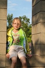 Mykala at the Walker Sculpture Garden