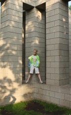 Mykala at the Walker Sculpture Garden