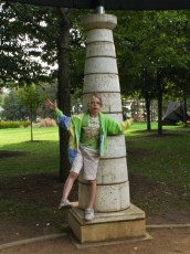 Mykala at the Walker Sculpture Garden