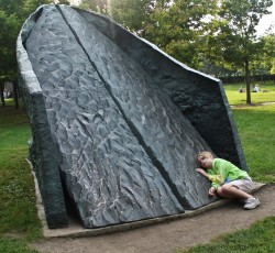 Mykala at the Walker Sculpture Garden