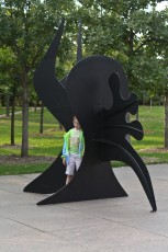 Mykala at the Walker Sculpture Garden