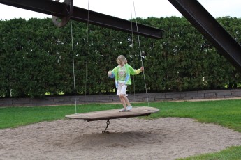 Mykala at the Walker Sculpture Garden