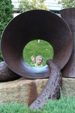 Mykala at the Walker Sculpture Garden