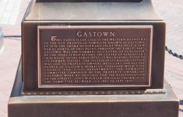 Gastown Plaque