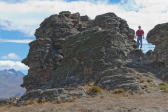 Standing on a torre