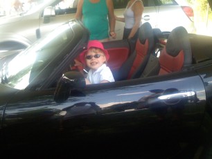 Driving a convertible