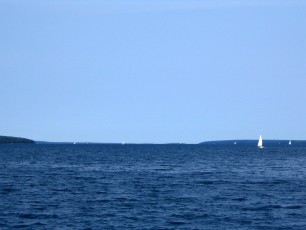 A view from the Madeline Island Ferry