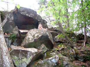 Mykala - Peeking From a Rock Ledge