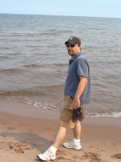 Me standing on the beach at Park Point