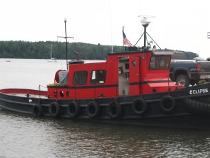 Tug boat on Madeline Island