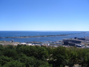 A view of Park Point from Enger Tower
