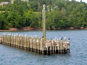 A view from the Madeline Island Ferry