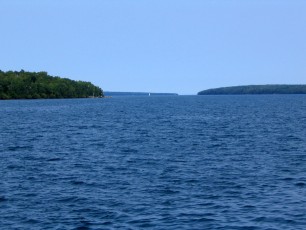 A view from the Madeline Island Ferry