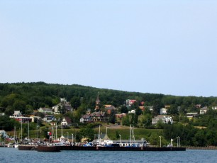 A view from the Madeline Island Ferry