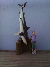 Mykala and her shark