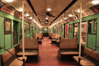 A train in the Transit Museum