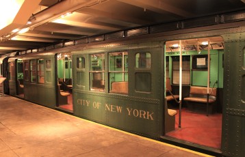 A train in the Transit Museum