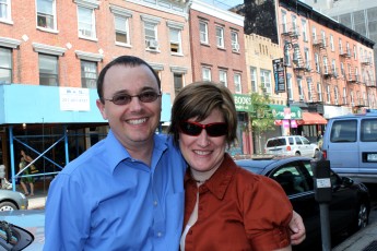 Matthew and Christina in Park Slope