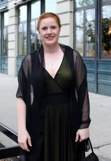 Corinne in front of Bubby's