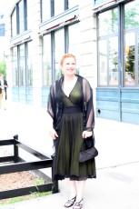 Corinne in front of Bubby's