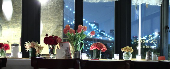 Flowers at the wedding