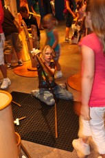 Mykala playing at the Children's Museum