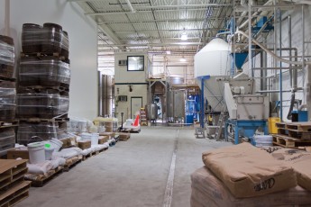 A view inside the Dogfish Head Brewery.