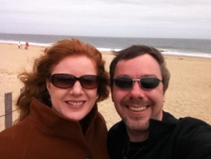 Me and Corinne at Rohoboth Beach.