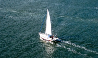 Sailboat seen from Prospect Point