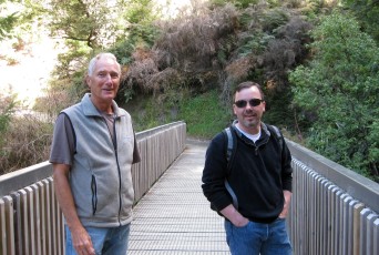 Photo op on the One Mile track at Ben Lomond