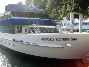 We spent about 1.5 hours on this boat touring Milford Sound
