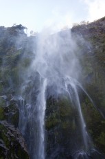 The boat took us very close and we felt the spray