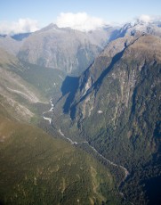 Valley view from the plane