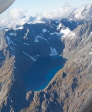 from the plane back from Milford Sound