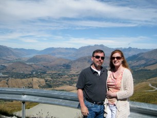 Greg and Corinne at Coronet Peak