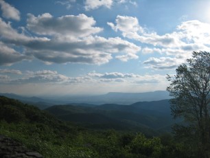 A view from Skyline Drive