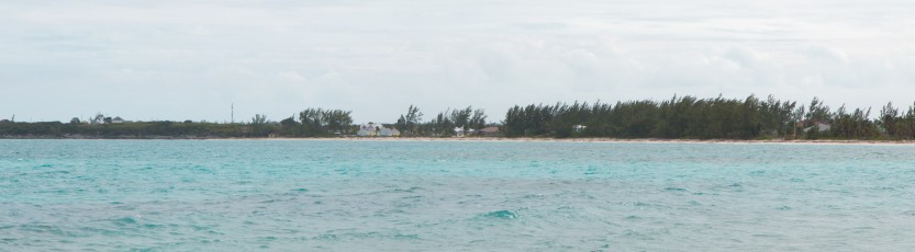 Paradise Bay Resort in the distance
