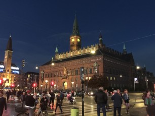 Copenhagen City Hall At Night