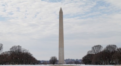 View of the Washington Monument from The Mall