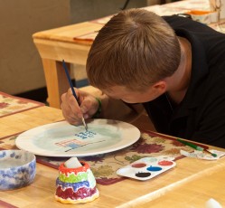 Alex Painting Pottery