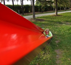 Mykala at the Walker Sculpture Garden
